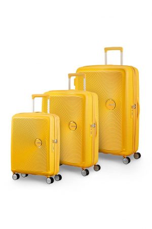 American Tourister matkalaukku Soundbox keltainen