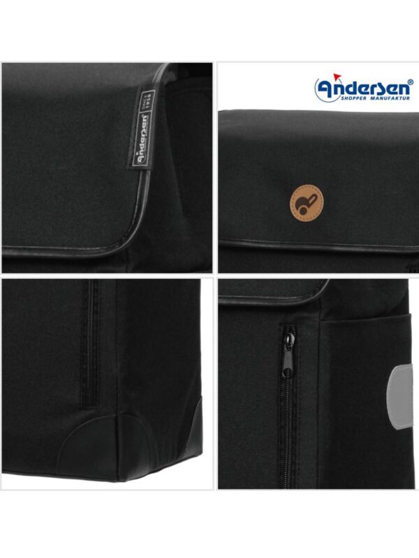 Andersen ostoskärry Scala Shopper Weda Black