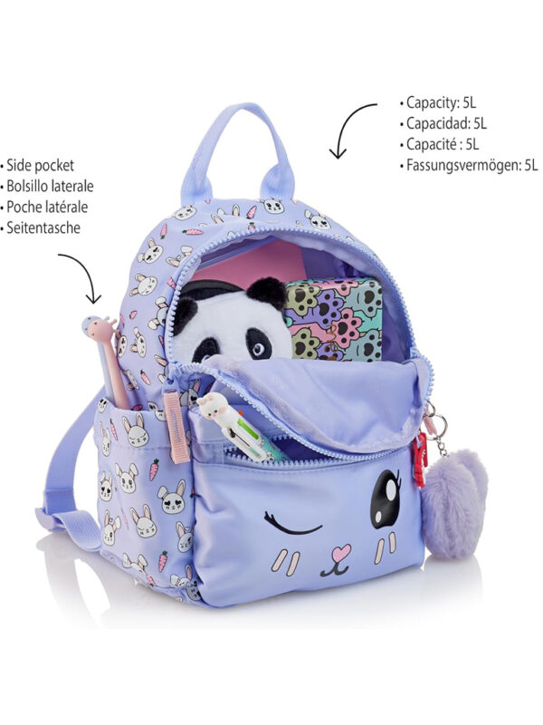 Back2Fun lasten reppu lila pupu - NT-Box Oy