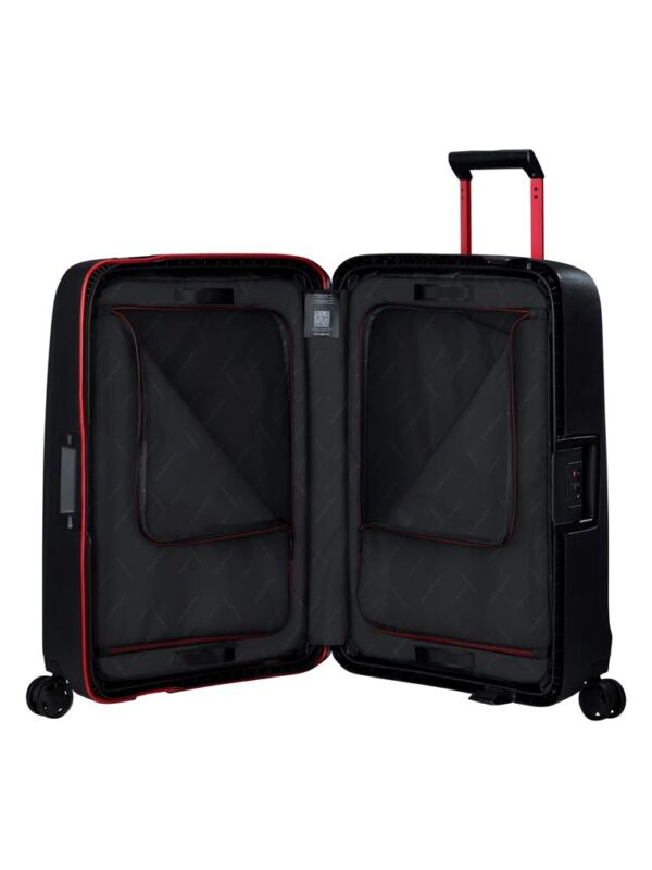 Samsonite Essens matkalaukku keskikoko charcoal/red