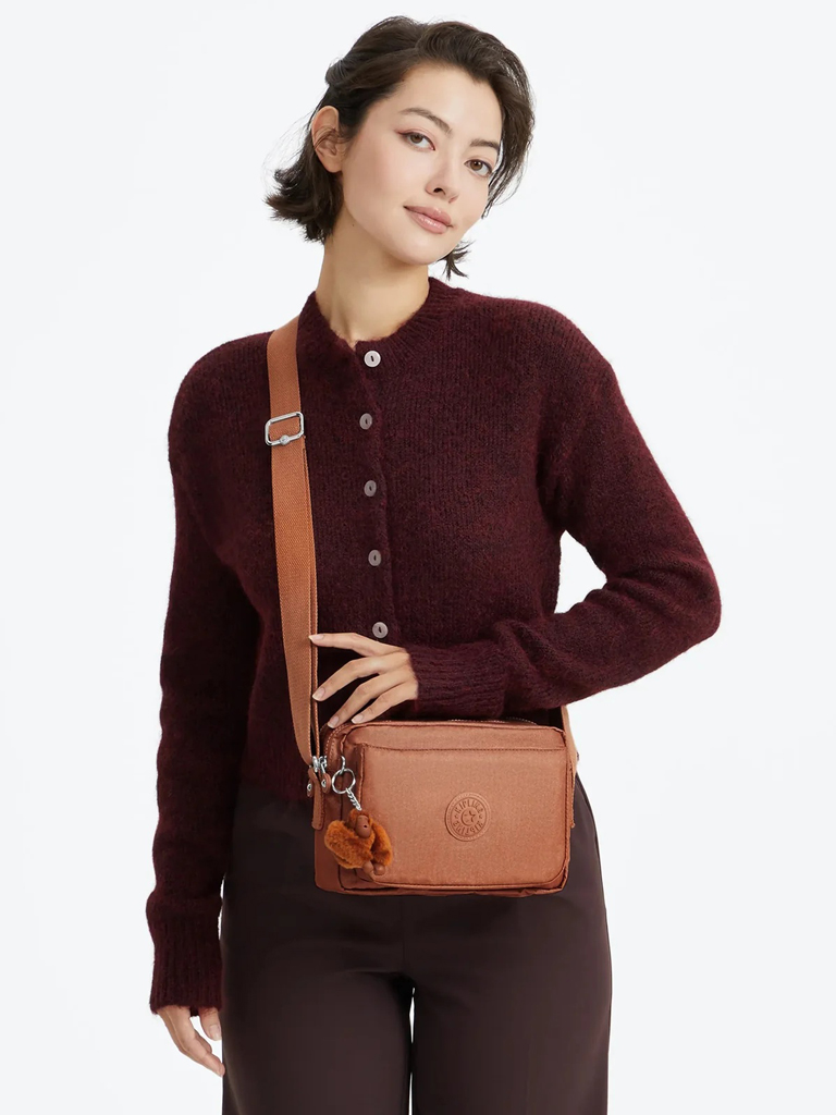 Kipling Abanu M olkalaukku Copper Glimmer